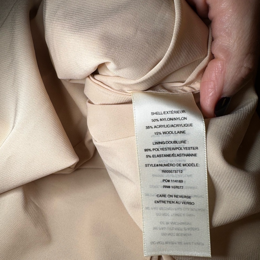Alice + Olivia Cream Maxi Lace Overlay Dress - Picture 4 of 11